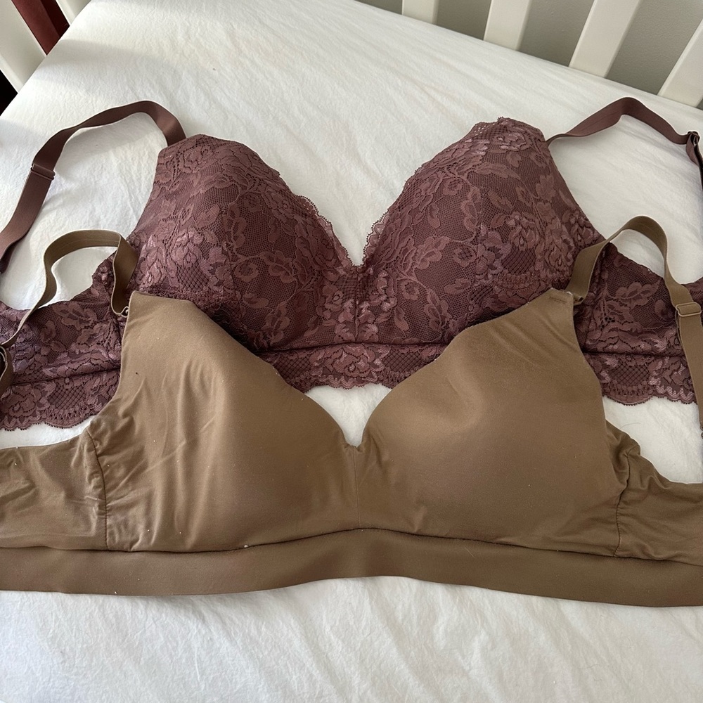 Kindred Bravely Bundle Hands-Free Pumping & Nursing Plunge Bras - Busty  XL